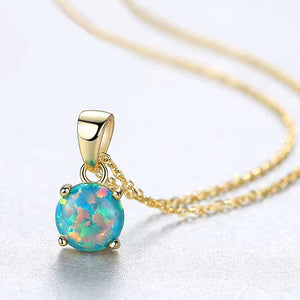 gold opal necklace buy online nz