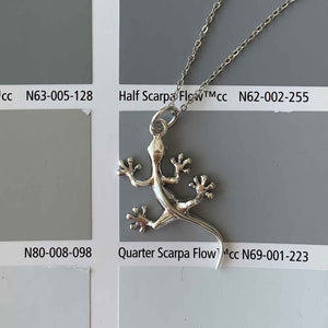 925 Sterling Silver Necklace "Gecko"