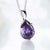 925 Sterling Silver Amethyst Crystal Necklace "Iris"