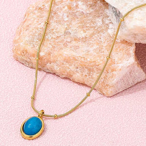 Blue gold Pendant necklace jewellery