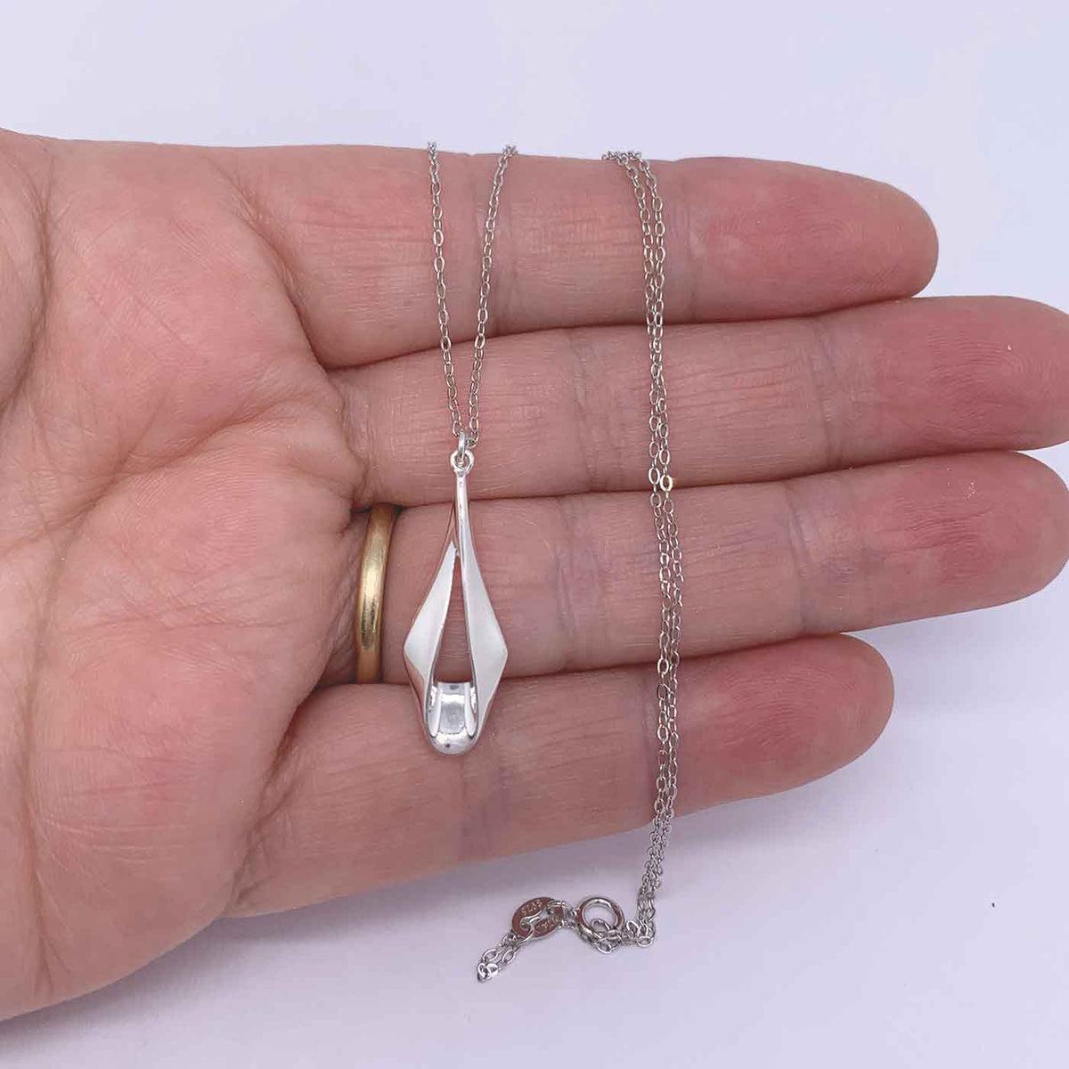 silver jewellery set hand