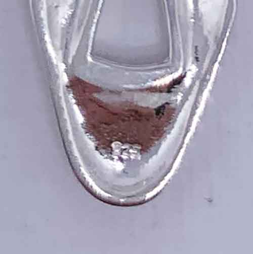 silver modern necklace 925