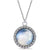 18K White Gold Moonstone Necklace "Luna"