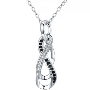 925 Sterling Silver CZ diamond Necklace "Miami"
