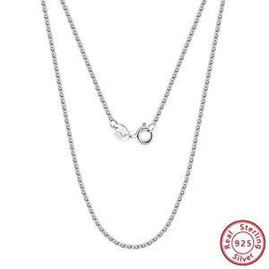 925 Sterling Silver Rolo or Belcher Chain (Width 2mm)