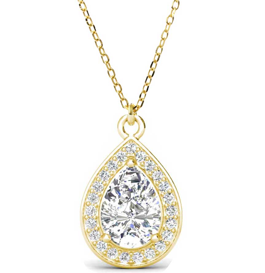 18K Gold Crystal Necklace "Senorita"