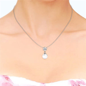 crystal pearl matching jewellery set for brides and weddings buy online auckland nz