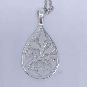 925 Sterling Silver Pendant Necklace "Tipu"