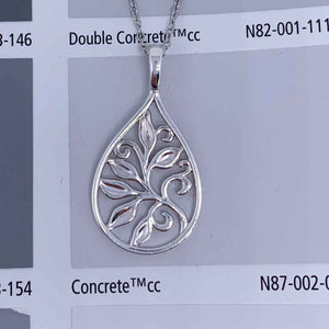 925 Sterling Silver Pendant Necklace "Tipu"
