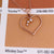 
rose gold heart necklace