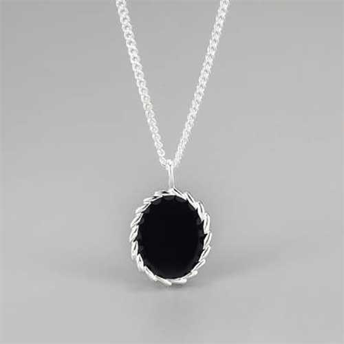 925 Sterling Silver Modern Necklace "Windsor"