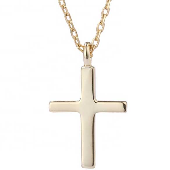 18K Gold Cross Minimalist Gold Jewellery Set "Yolanda"
