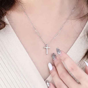 silver cross necklace jewellery