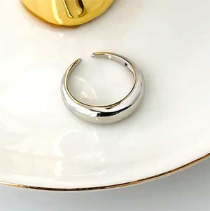 silver modern ring buy online