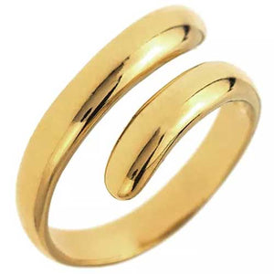18K Gold Modern Adjustable Ring "Carien"