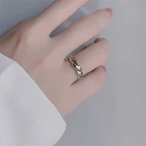 gold adjustable ring jewellery