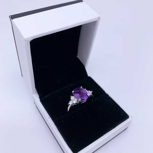 925 Sterling Silver Ring "Countess" (Amethyst)