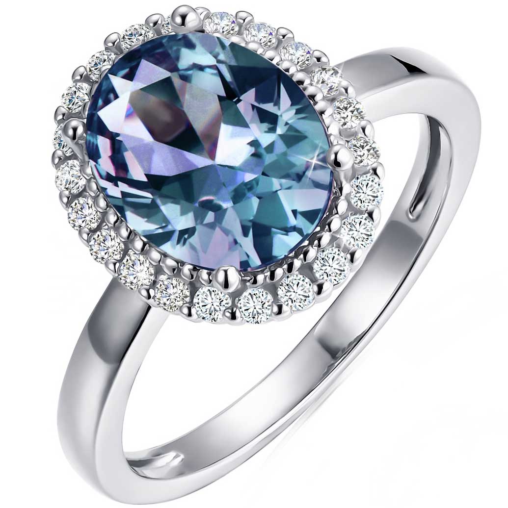 alexanrite engagement ring diana