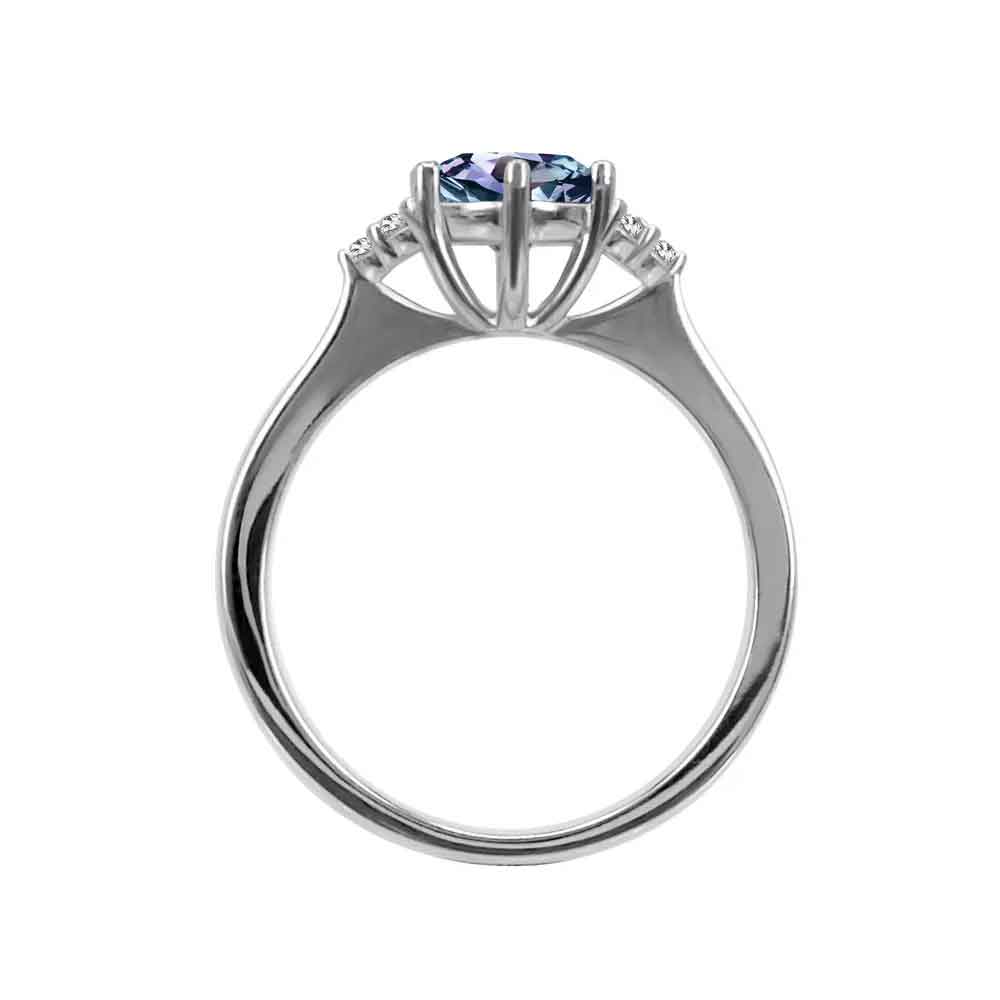 18K Gold Alexandrite Ring "Nadia"