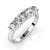 18K White Gold Crystal Eternity or Dress Ring "Katrina"
