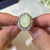 925 Sterling Silver Large Opal Ring "Lindy"