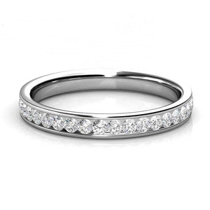 crysal silver enternity ring for brides frenelle nz