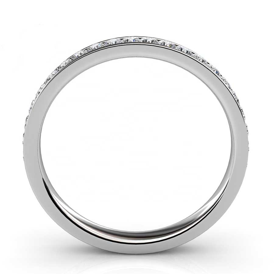 crysal silver enternity ring for brides frenelle nz