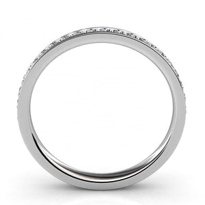 crysal silver enternity ring for brides frenelle nz