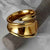 gold modern ring