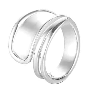 silver adjustable ring silver