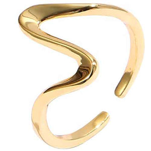14K Gold Modern Design Adjustable Ring "Nerilla"