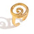 Adjustable Koru Ring "Porohita" (Gold)