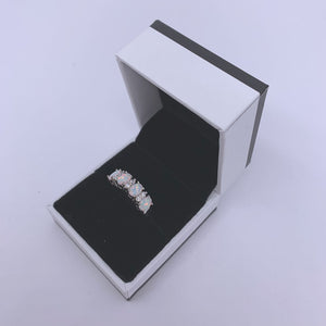 silver opal dress ring jewellery box