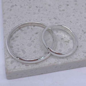 plain silver ring band buy online nz