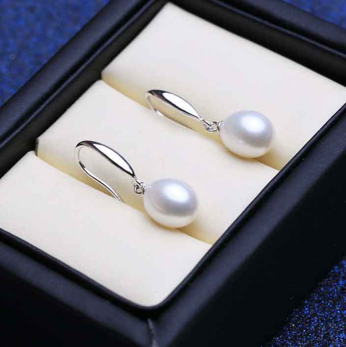 925 Sterling Silver White Pearl Jewellery Set "Addison"
