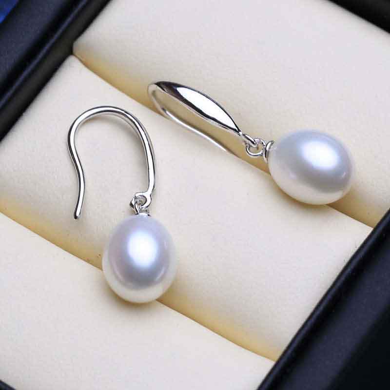 925 Sterling Silver White Pearl Jewellery Set "Addison"