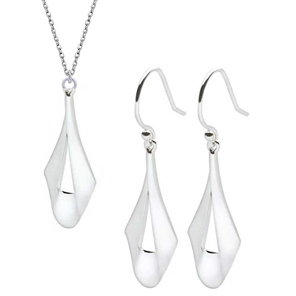 silver jewellery set