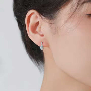 Silver Moonstone Jewellery Set "Lunatide"