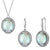 silver moonstone jewellery set