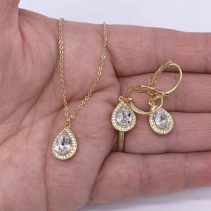 gold crystal leverback earrings frenelle