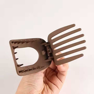 flat hair clip coffee open