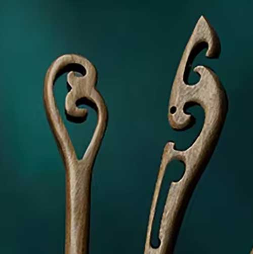 wooden wahine hair stick buy online nz