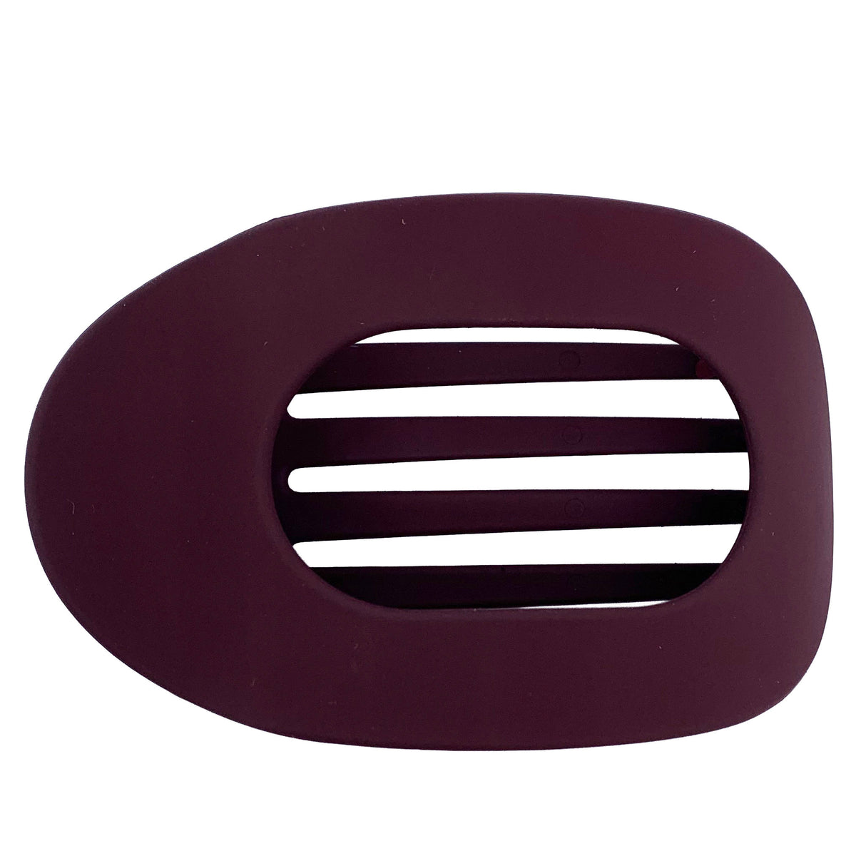 Flat Hair Clip "Mel" (Dark Burgundy Matt )