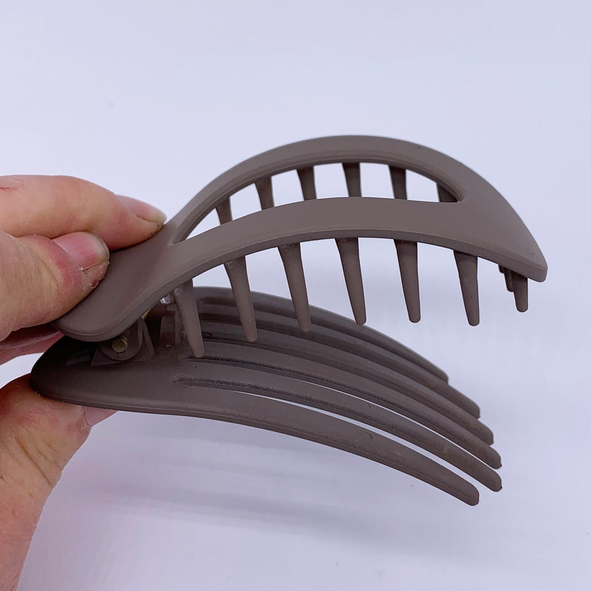 flat hair clip ideal for driving frenelle jewellery