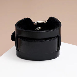 leather bucklet bracelet frenelle jewellery