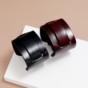 leather bucklet bracelet frenelle jewellery