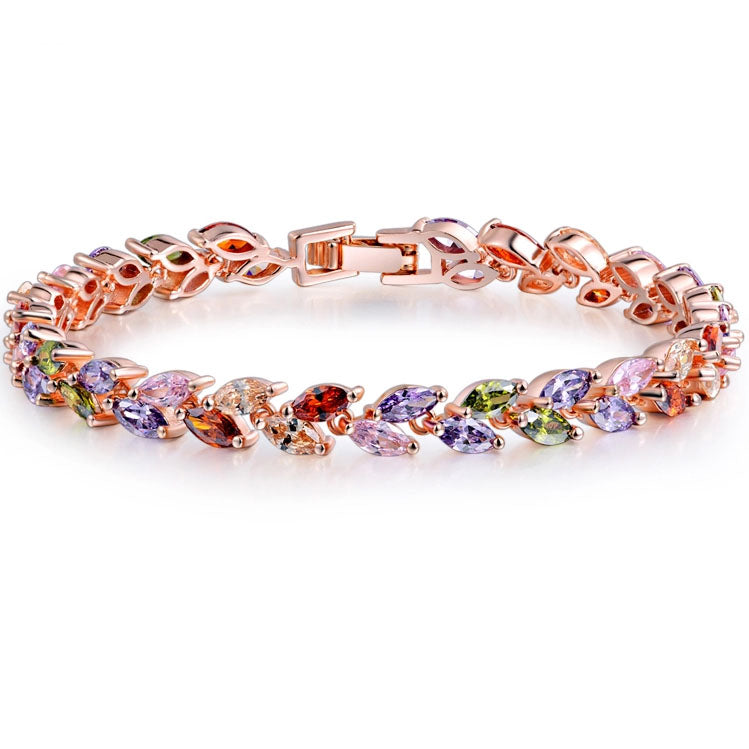 coloured tennis bracelet Frenelle Jewellery buy online NZ