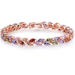 coloured tennis bracelet Frenelle Jewellery buy online NZ
