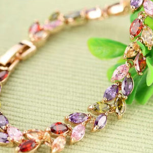 coloured tennis bracelet Frenelle Jewellery buy online NZ