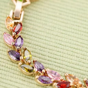 coloured tennis bracelet Frenelle Jewellery buy online NZ